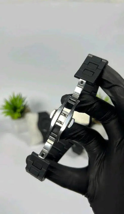 Stainless Steel Arabic Aura Watch